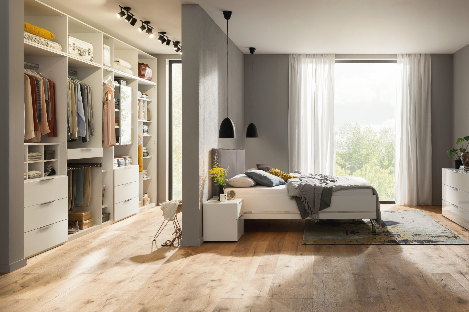 Begehbarer-Kleiderschrank-Idee-Stauraum-