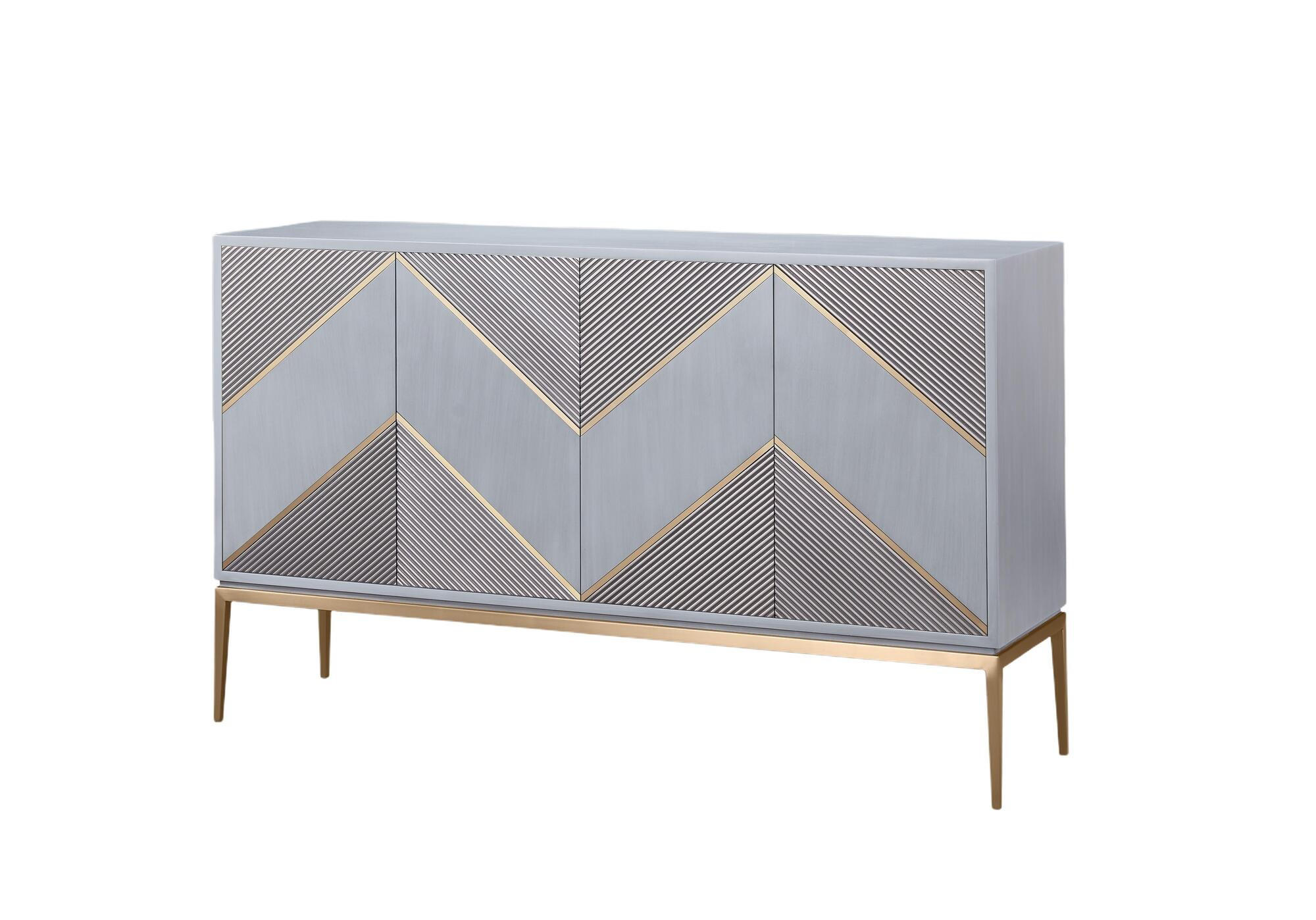 SIDEBOARD STILIG Grau 150x40x90 cm - Grau, Holzwerkstoff (150/90/40cm) - FURNLUX