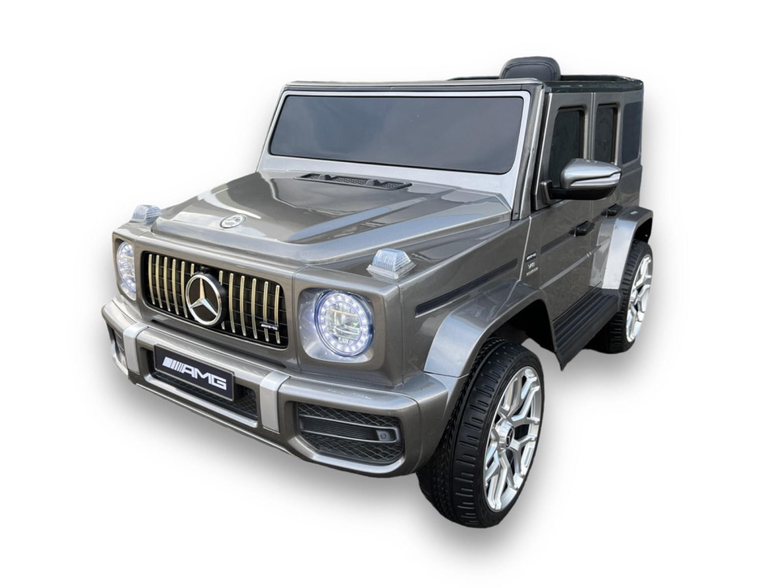 KINDER ELEKTROAUTO Mercedes G63 grau - Grau, Kunststoff (106/62/54cm) - TPFLiving