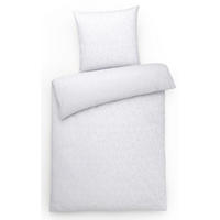 DAMAST-BETTWÄSCHE 155x220 Mako Brokat Bettbezug Ornamente Muster Weiß - Made in Germany - Weiß, Textil (155/220cm) - Carpe Sonno