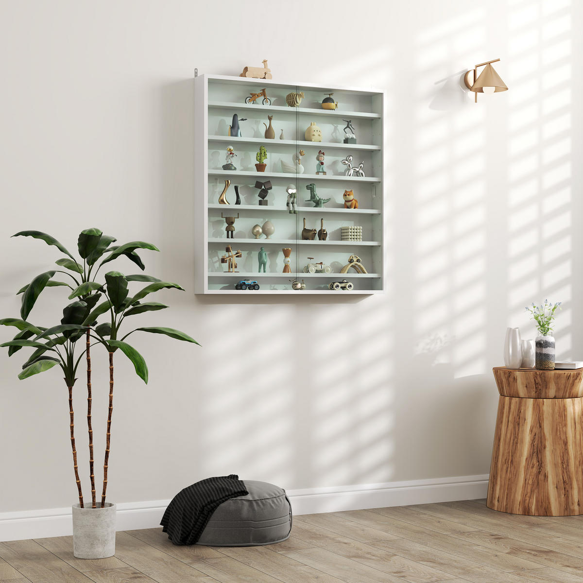 BÜCHERREGAL 80/9,5/83 cm weiß - Weiß, Karton (80/83/9.5cm)