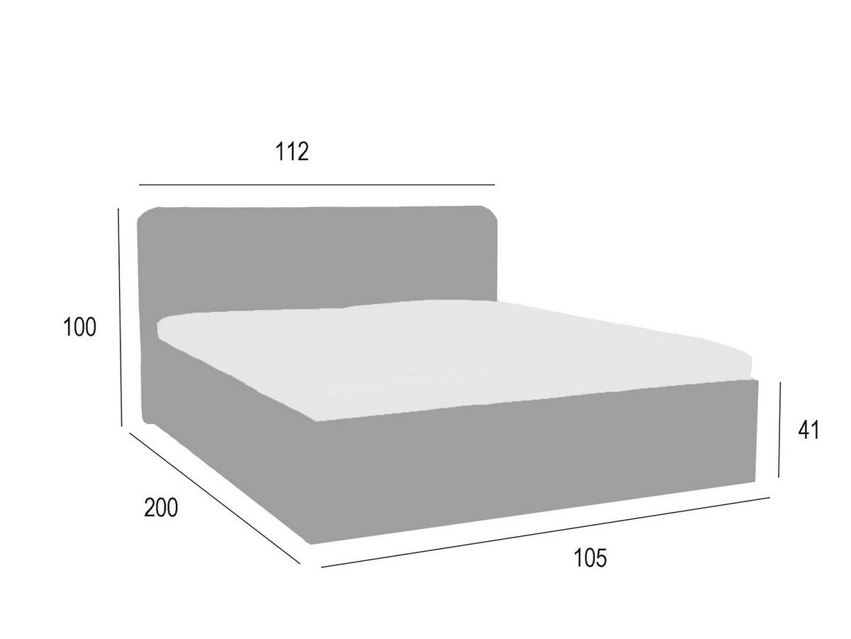POLSTERBETT Luxi Beige 100 x 200 x 40 cm Stauraum ohne hydraulische Funktion Mit hochwertiger Matratze H3 (bis 120 kg) und Lattenrost - Beige, Holz (100/200cm) - Halmon Schlafkomfort Betten 