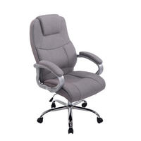 BÜROSTUHL Apodo, Stoff Grau - Grau, Textil/Metall (66/122/70cm) - TPFLiving
