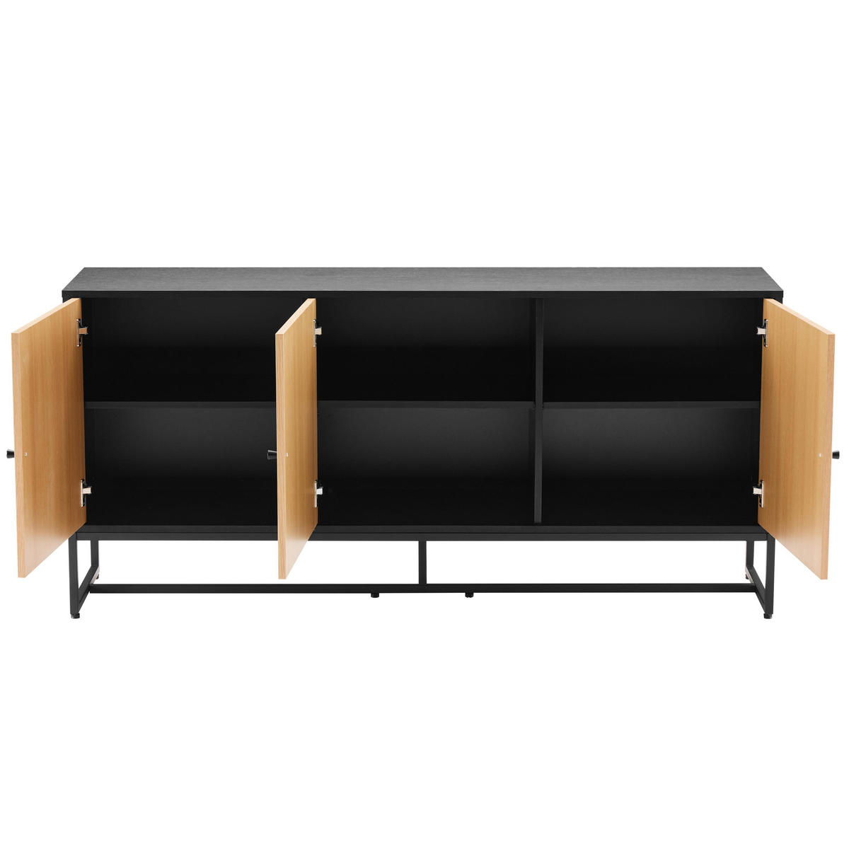 SIDEBOARD 160 cm, Holz - Braun, Holz (40/75/160cm) - Oviala