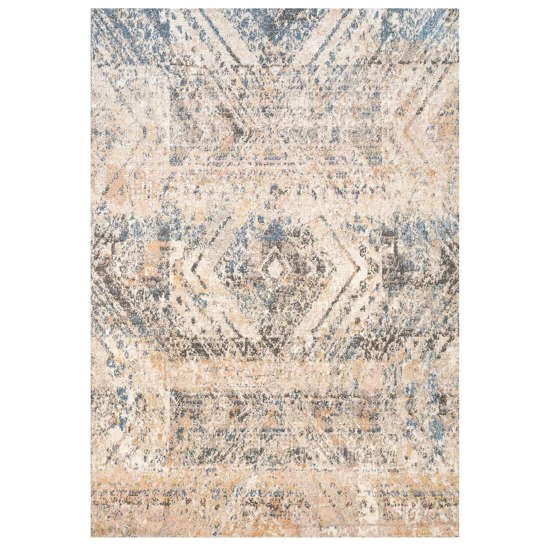 VINTAGE-TEPPICH Ikaro Erin Multi Blau - Blau, Textil (119/170cm) - Kukoon Rugs