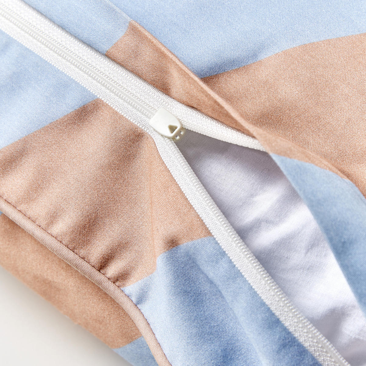 SATIN BETTWÄSCHE All Dreams aus Baumwolle 155 x 220 cm - Blau, Textil (135/200cm) - Butlers