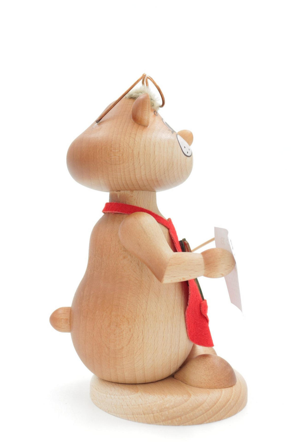 RAUCHFIGUR Hamster Optiker 18 cm - Multicolor, Holz (12/18/0.1cm)