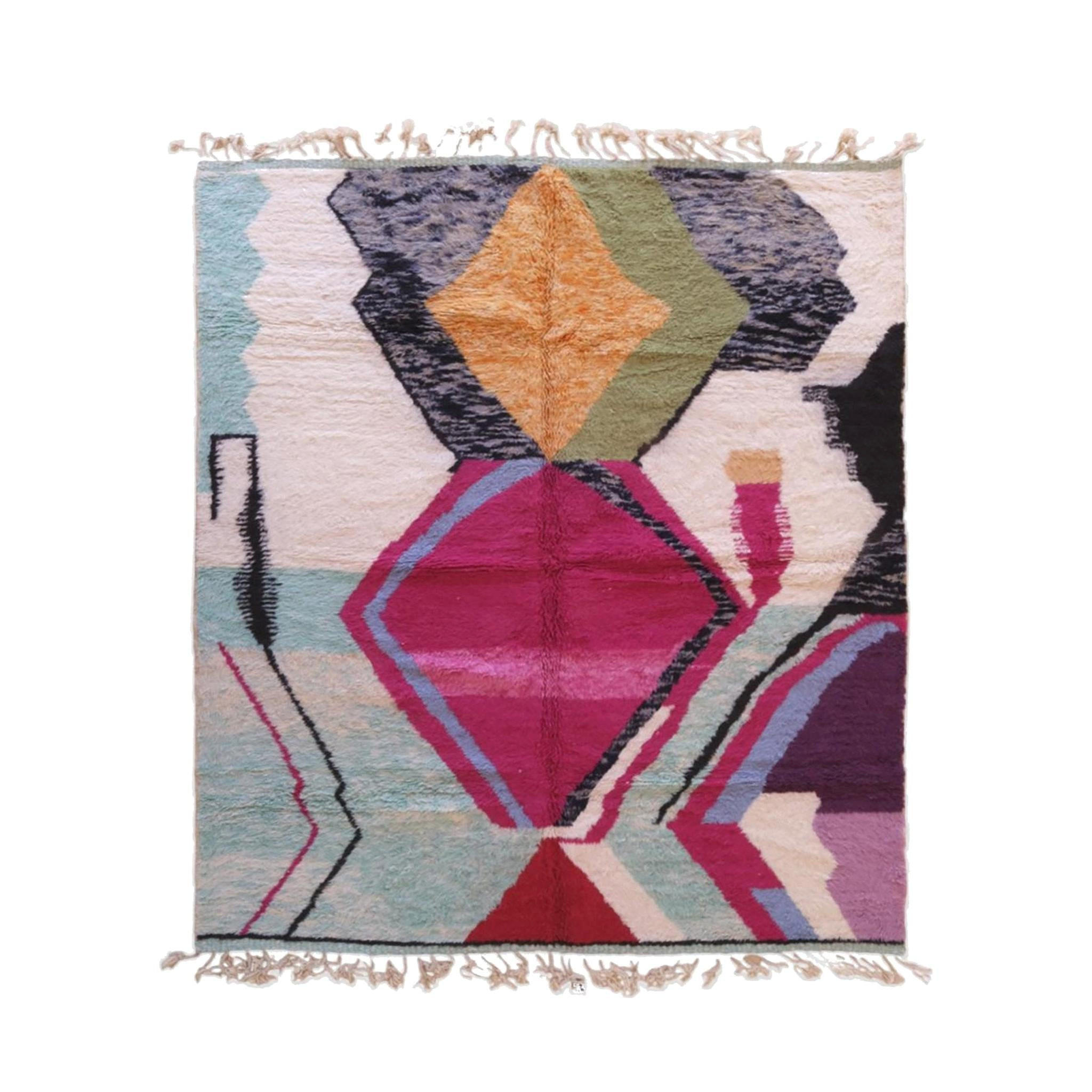 BERBERTEPPICH aus reiner Wolle 254x 291 cm - Multicolor, Naturmaterialien (254/291cm) - AFK Living