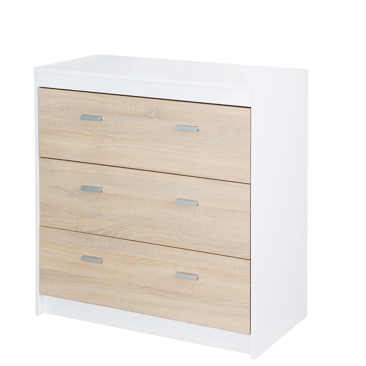 WICKELKOMMODE Gabriella - Weiß, Holzwerkstoff/Kunststoff (88.5/98/75cm) - Roba
