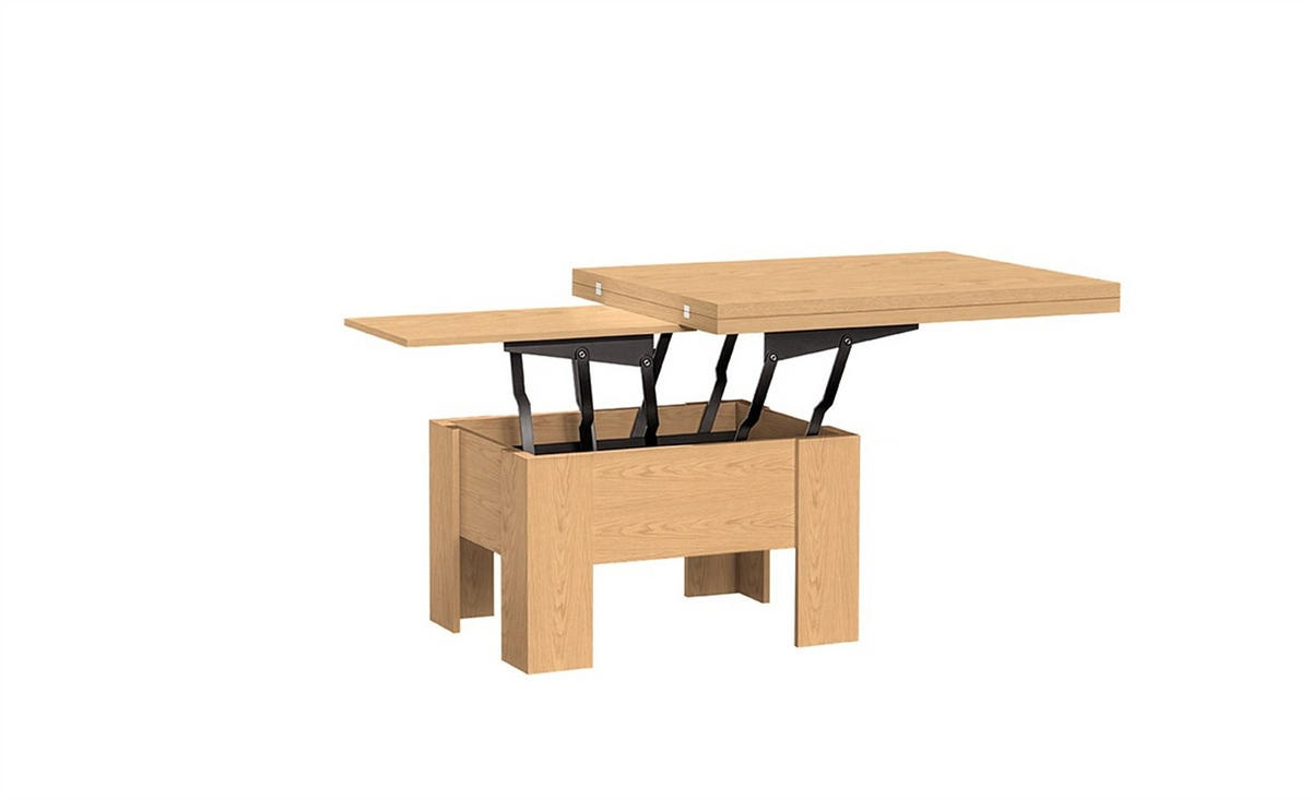ESSTISCH ROKAR Ausziehbar 100 - 200 / 80 x 78 cm - Wildeiche/Eichefarben, Holz (100/80/78cm) - MASSENO