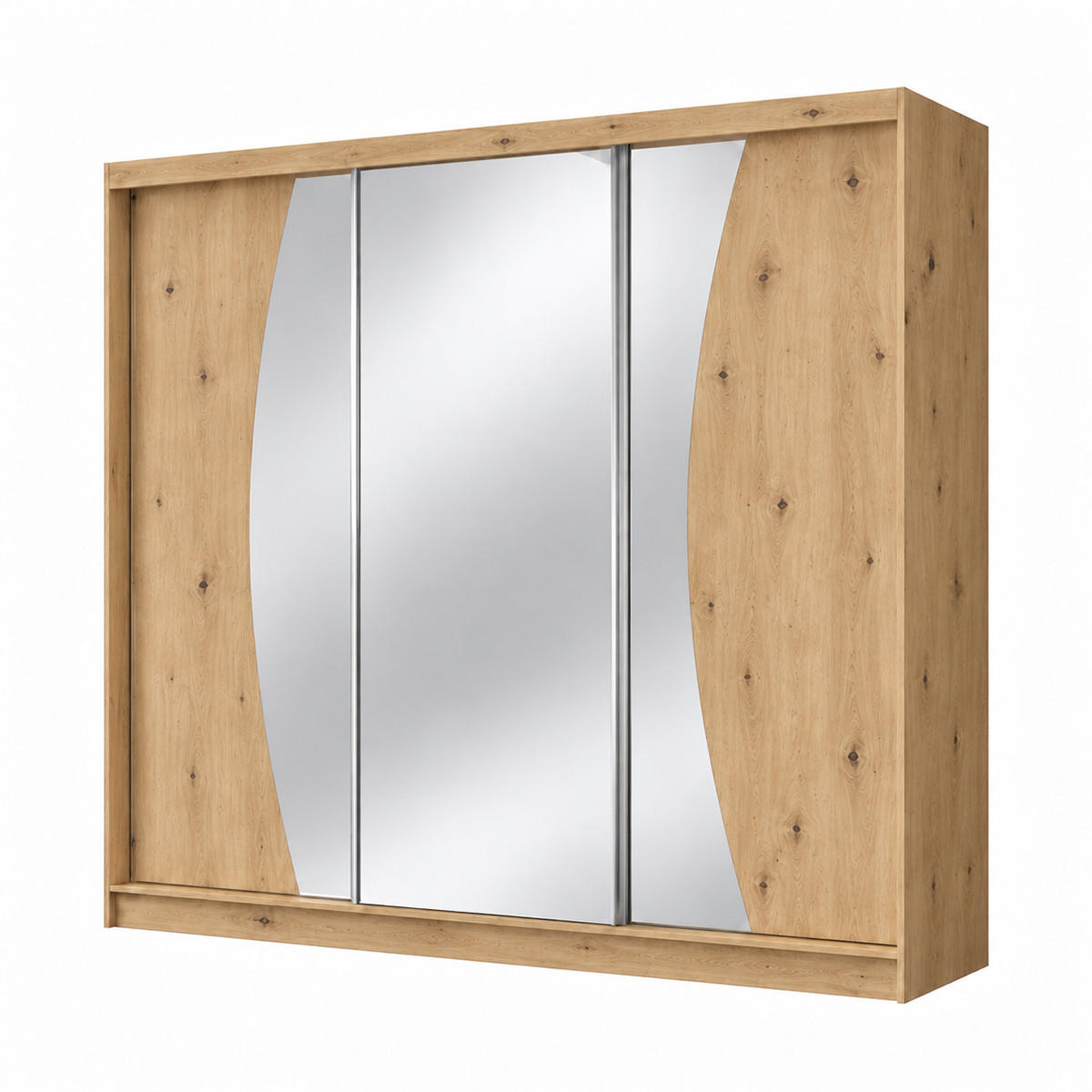 KS Home Concept Kleiderschrank Eiche Artisan 240x216x61 cm