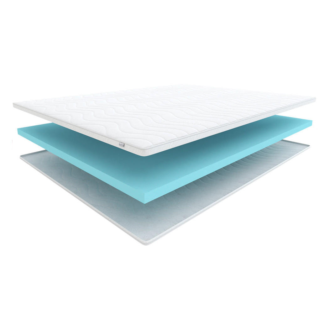 Thumbnail - Hilding Topper, Weiß, Textil, H1, Füllung: Kaltschaum, Rechteckig, 120x200 cm, Schlafzimmer, Matratzen Shop, Matratzenzu...