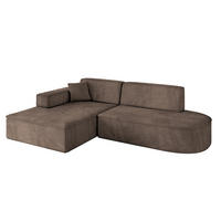 ECKSOFA Ottomane Links IREA-L1-v4 - 234x171x79 cm Braun - Braun, Holzwerkstoff/Textil (234/171cm) - ALTDECOR