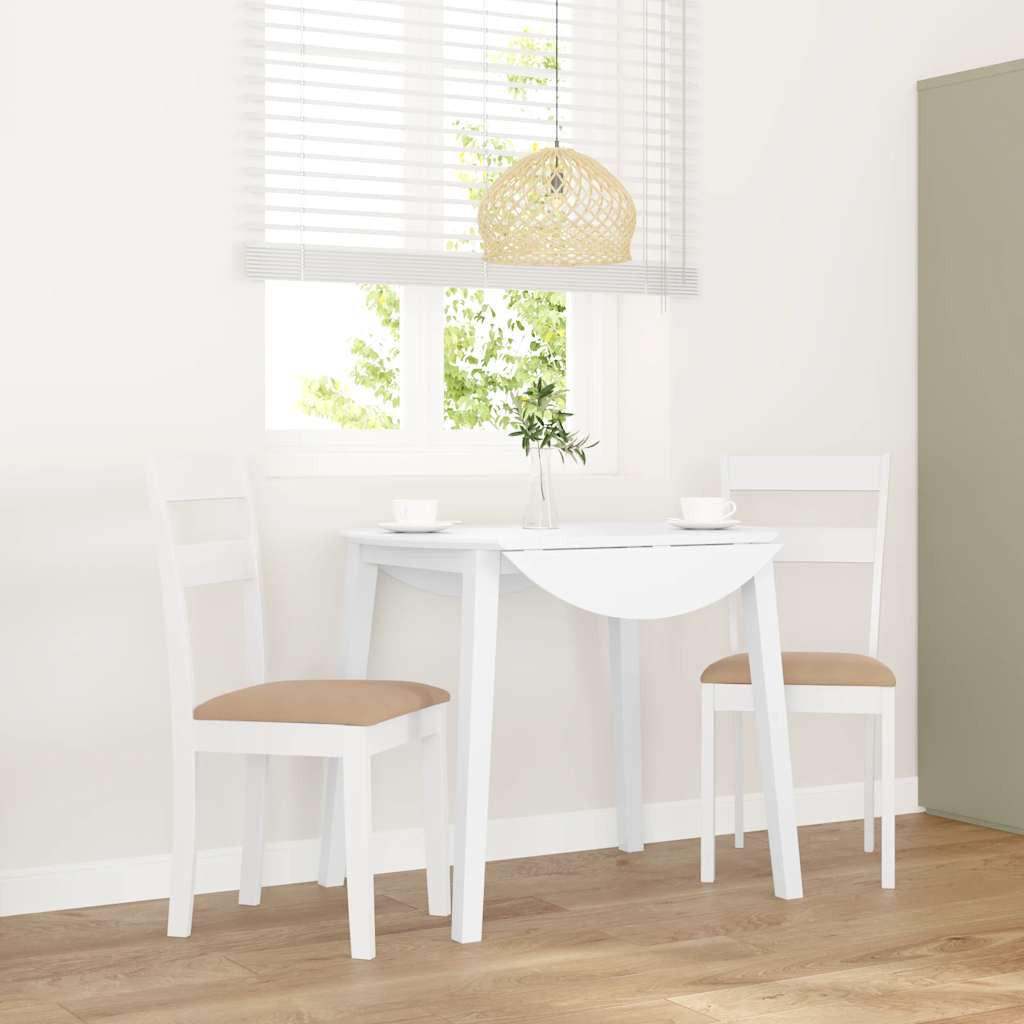 STUHL-SET 2 Stk Halshain 40/89/48 cm - Weiß, Holz (40/89/48cm) - ZMH