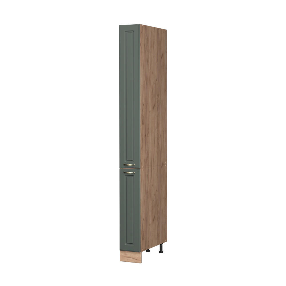 DULAP DE FARMACIE Fame-Line, Casă de țară verde și aurie/Stejar auriu, 20 cm
