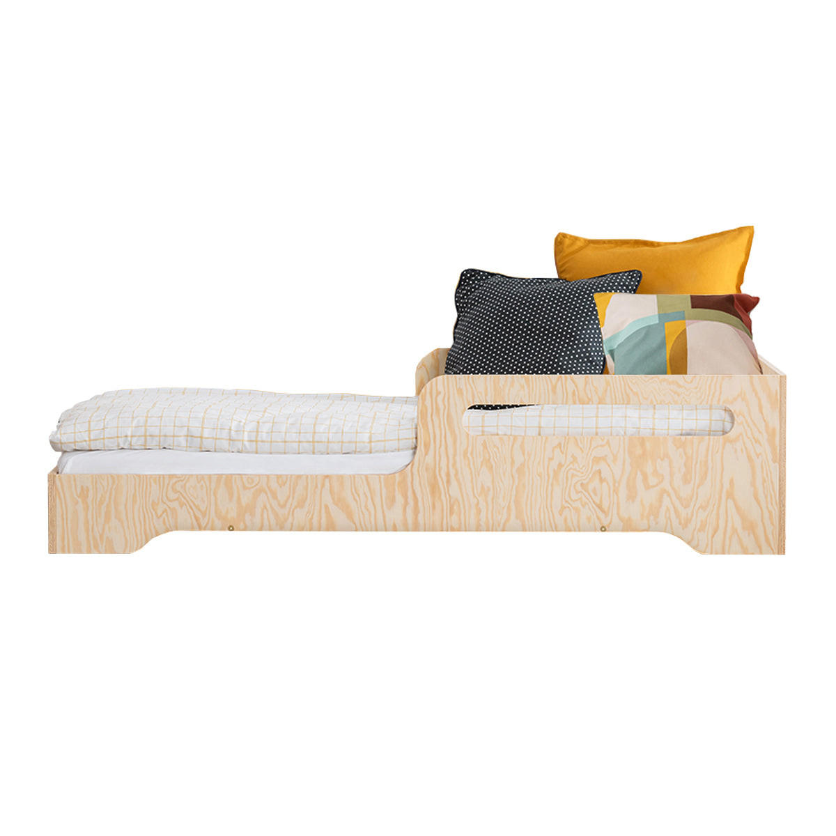 POSTEĽ 90/200 Ambre Prírodné drevo - hnedá, drevo (90/200cm) - Petits-meubles