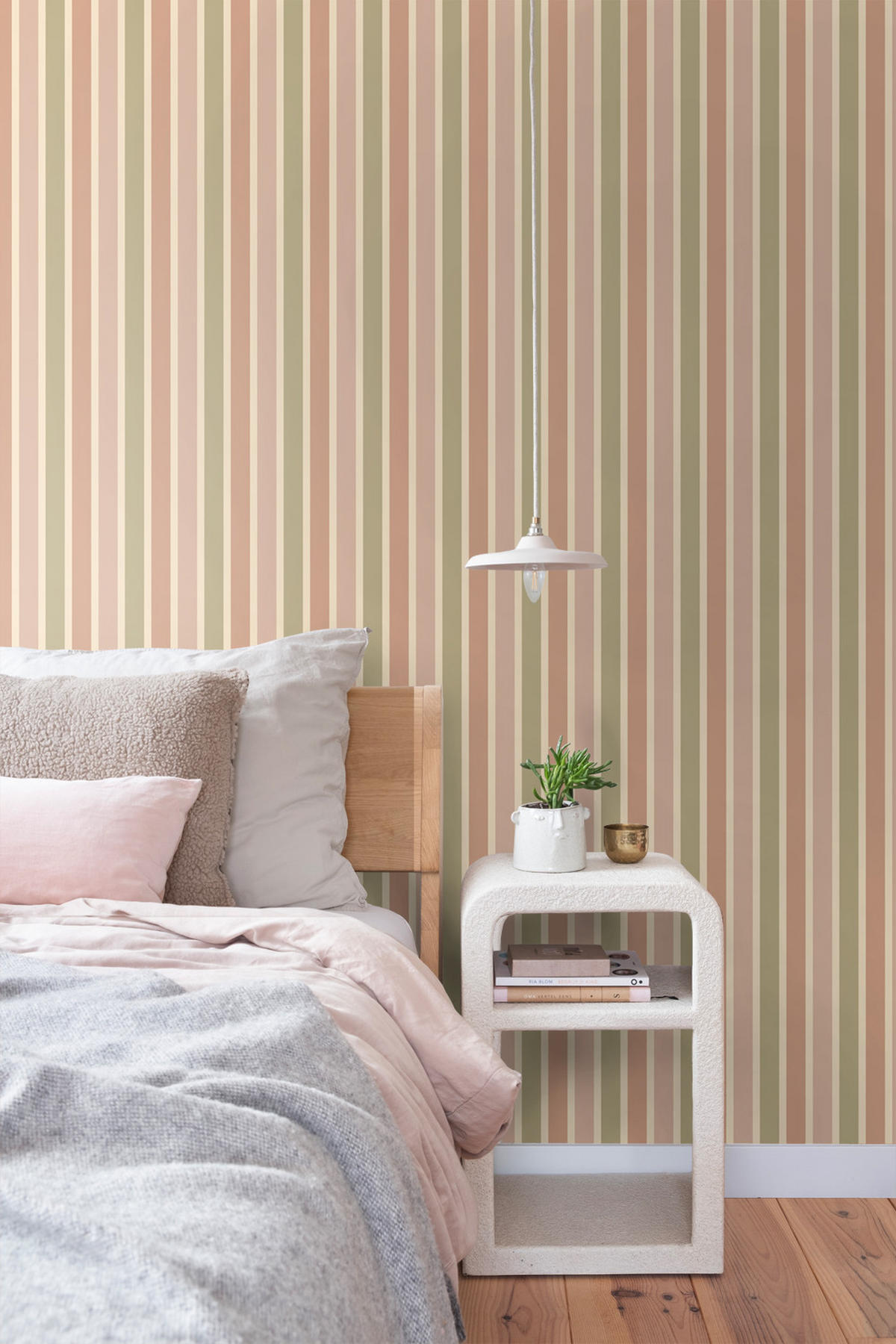TAPETE Streifen 50 x 900 cm - Pink, Papier (50/900cm) - ESTAhome