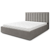 POLSTERBETT DEMERA MGV 120x200 cm mit Bettkästen - Grau - Grau, Holz (120/200cm) - MASSENO