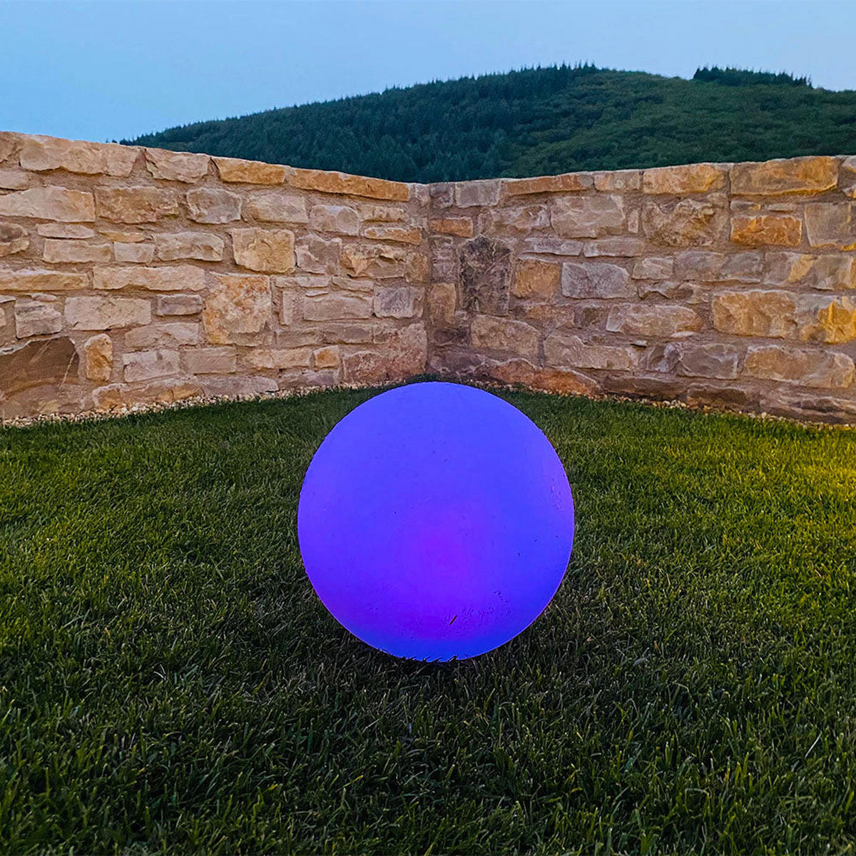 SOLAR-KUGEL SOLSTY weiß - Weiß, Kunststoff (30/30/30cm) - Lumisky