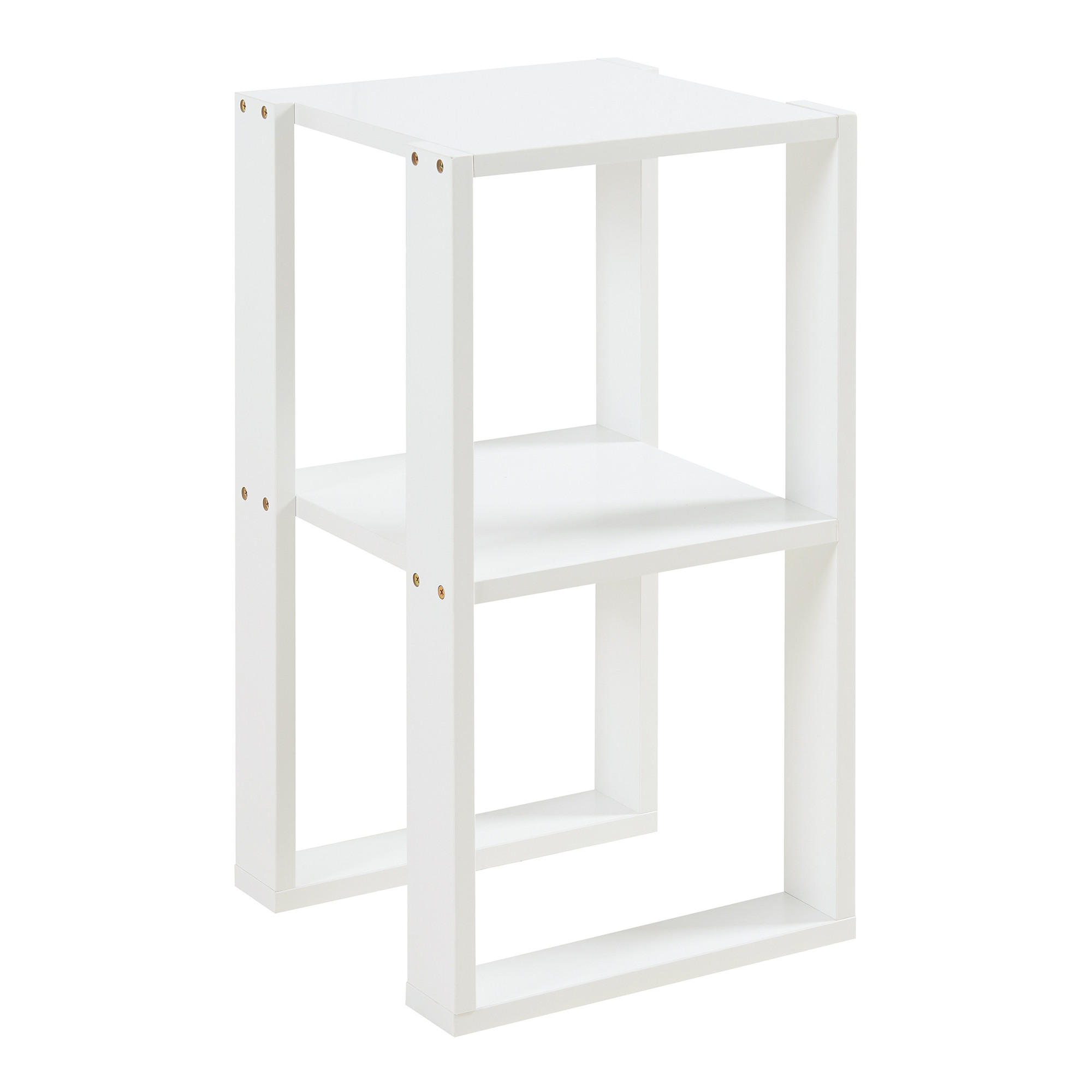 BEISTELLTISCH Thyholm - Weiß, Holzwerkstoff (30/30/55cm) - [en.casa]