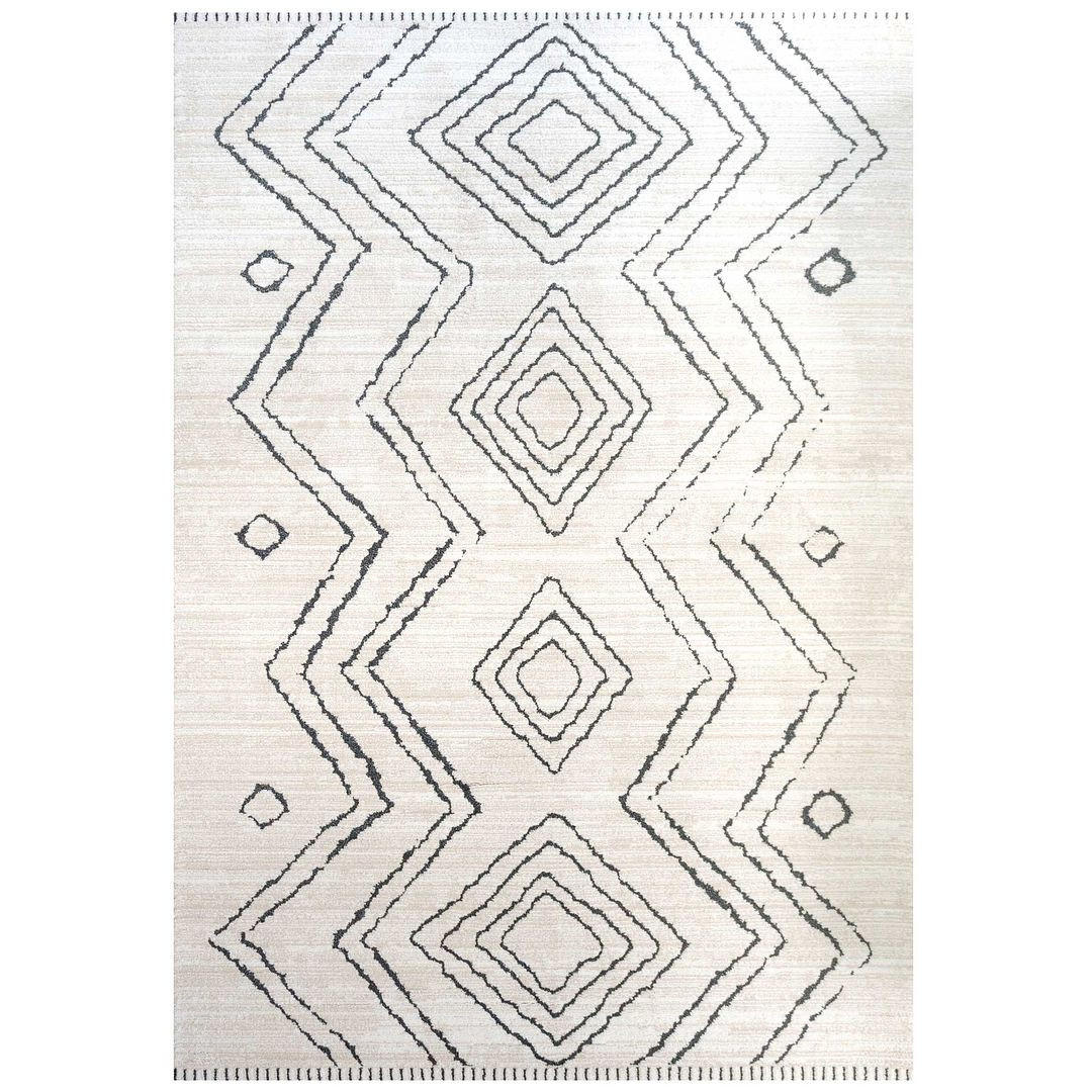 VINTAGE-TEPPICH Medini Neva Creme - Beige, Textil (239/330cm) - Kukoon Rugs