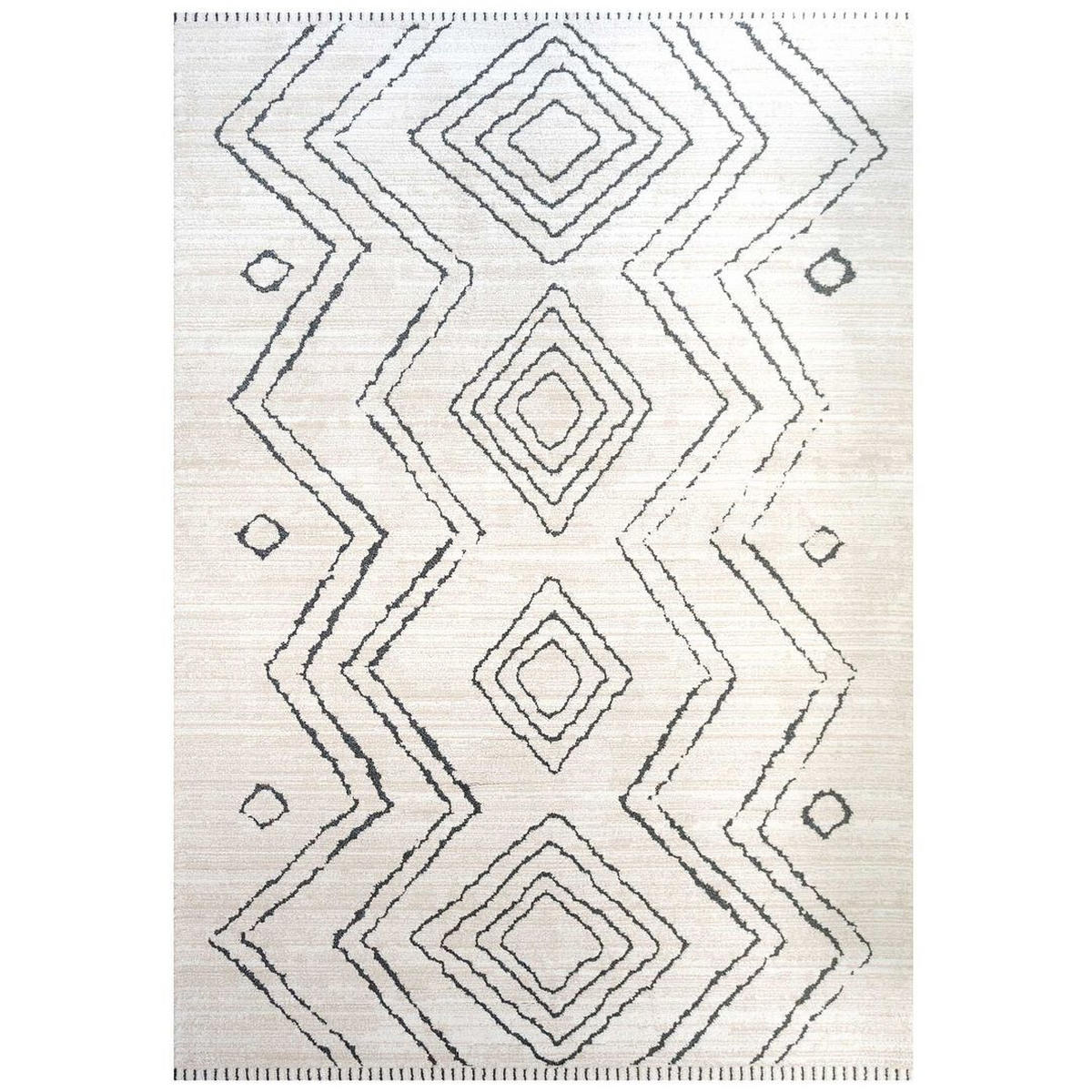 VINTAGE-TEPPICH Medini Neva Creme - Beige, Textil (119/170cm) - Kukoon Rugs