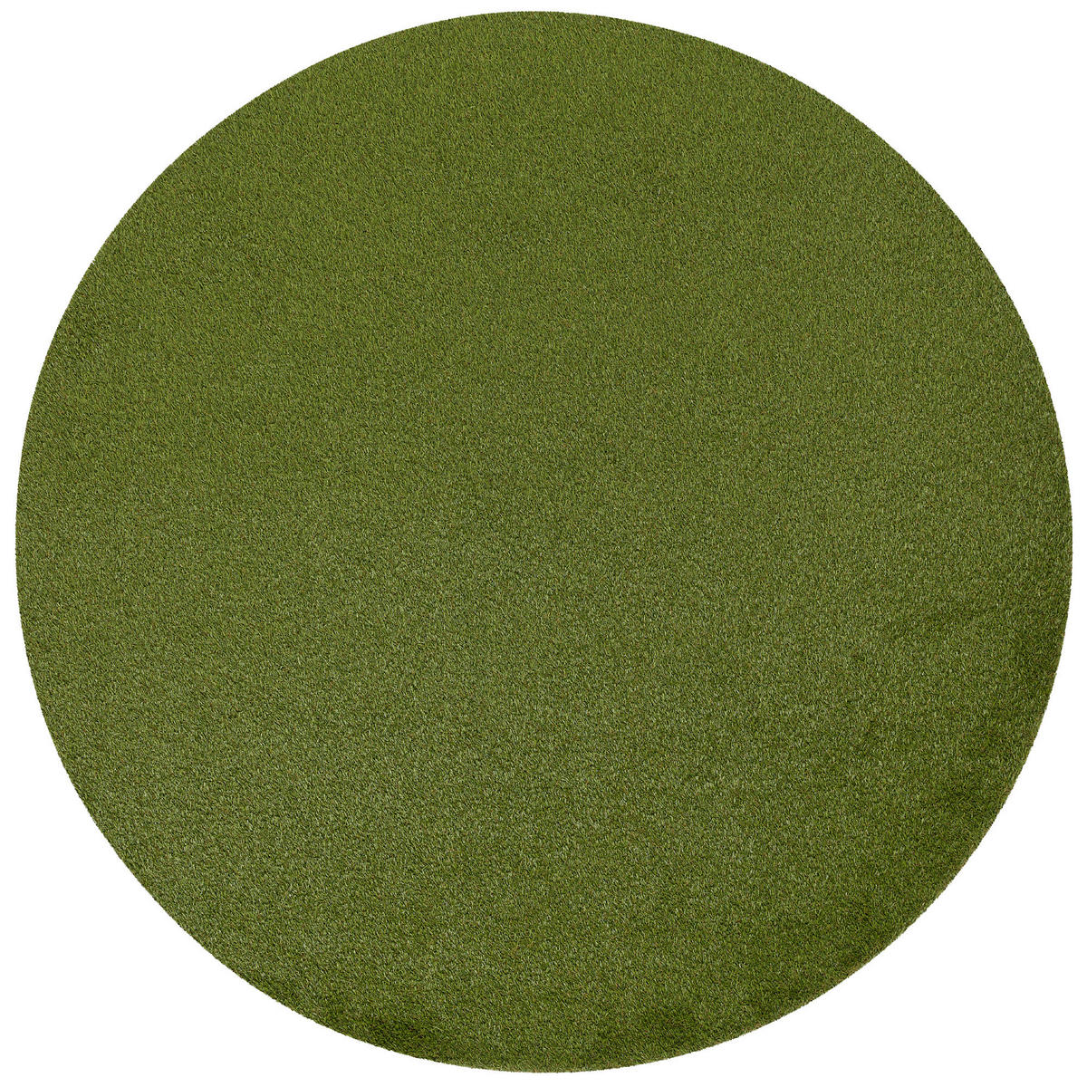 LUXUS KUNSTRASEN RASENTEPPICH CHELSEA RUND - Grün, Textil (133/133cm) - Snapstyle