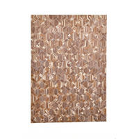 LEDERTEPPICH Kobe 160x230 cm - Braun, Textil (160/230cm) - THEKO
