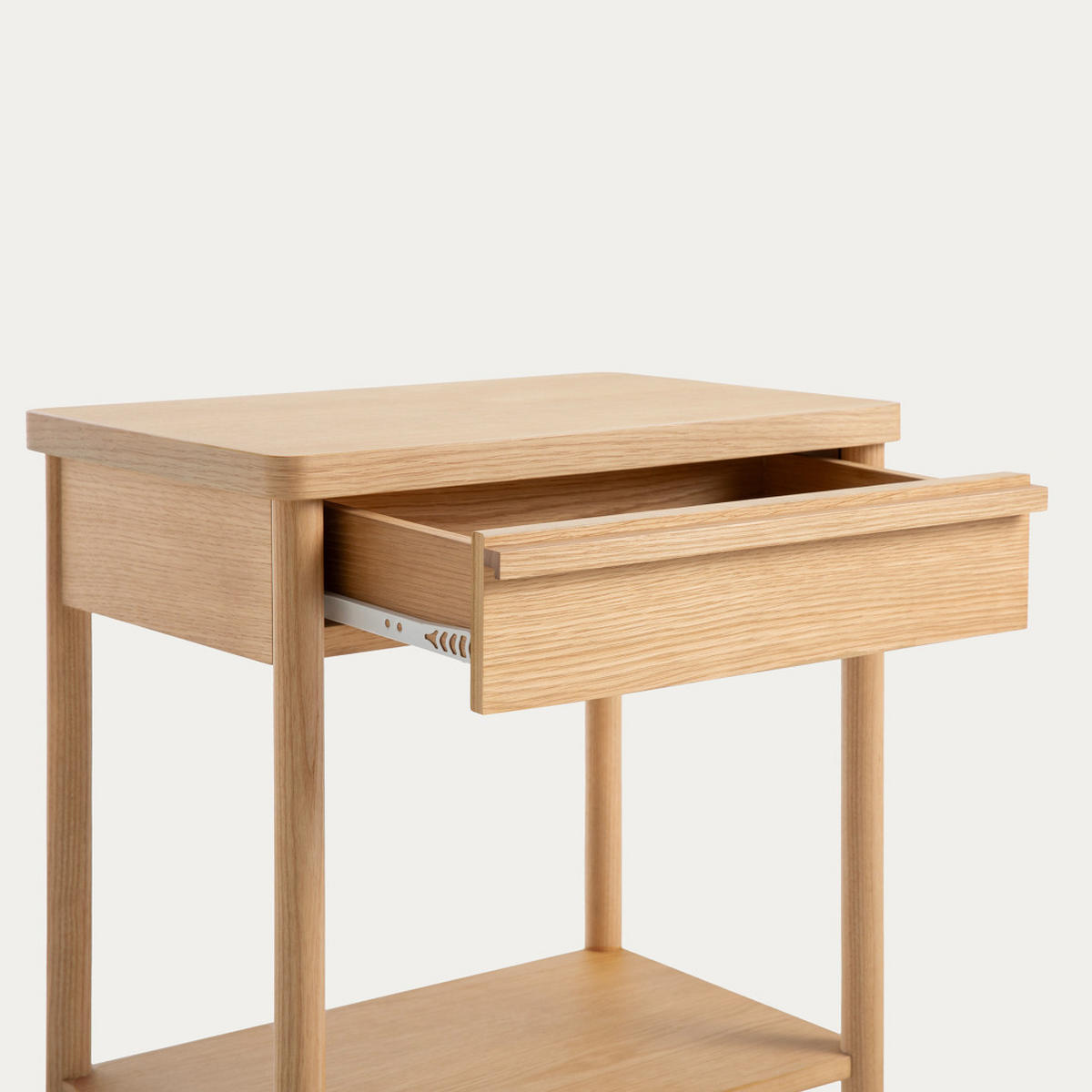 NACHTTISCH Berkin Natur 51 cm x 57 cm - Braun, Holz (51/57/35cm) - Kenay Home