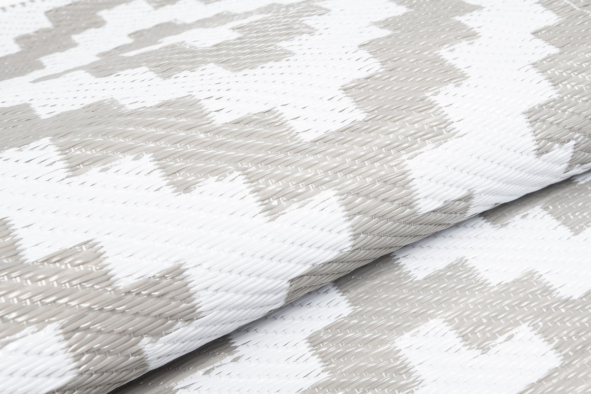 TEPPICH IBIZA Grau 180/270 cm - Grau, Kunststoff (180/270cm) - Tapiso