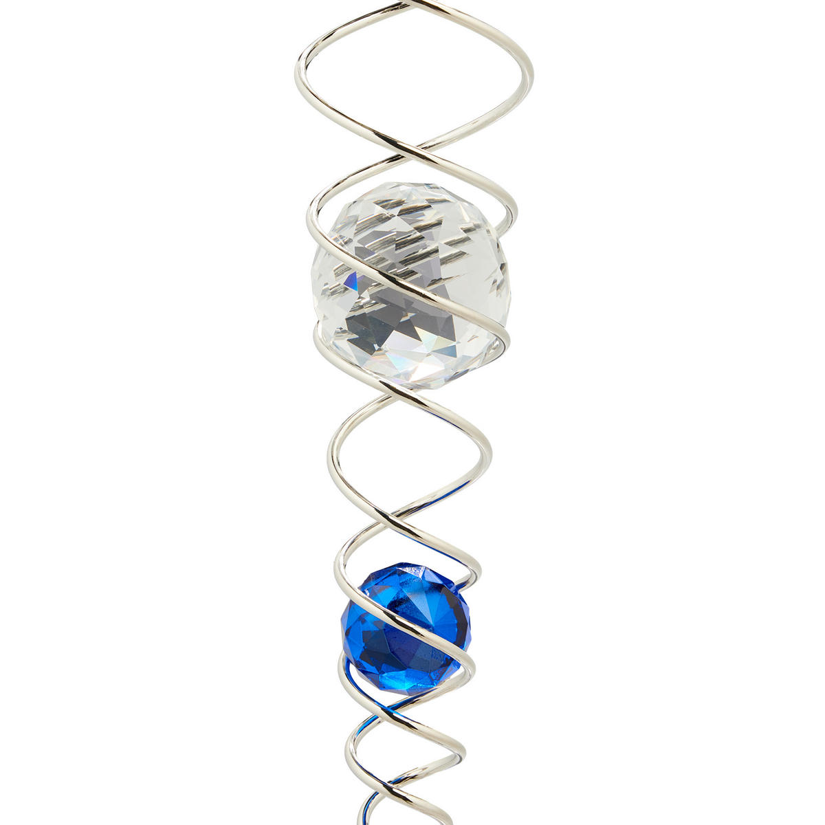 WINDSPIEL - Multicolor, Glas/Metall (5/5/46cm) - Relaxdays