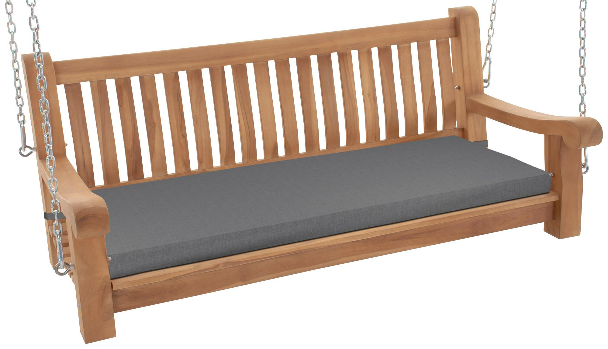 Deluke Schaukelbank Dunkelgrau 150x62x70 cm