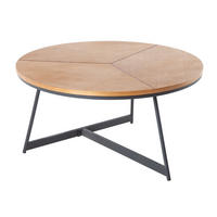 COUCHTISCH OAK ELEGANCE Eiche 80 cm - Braun, Holz (80/80/42cm) - riess-ambiente