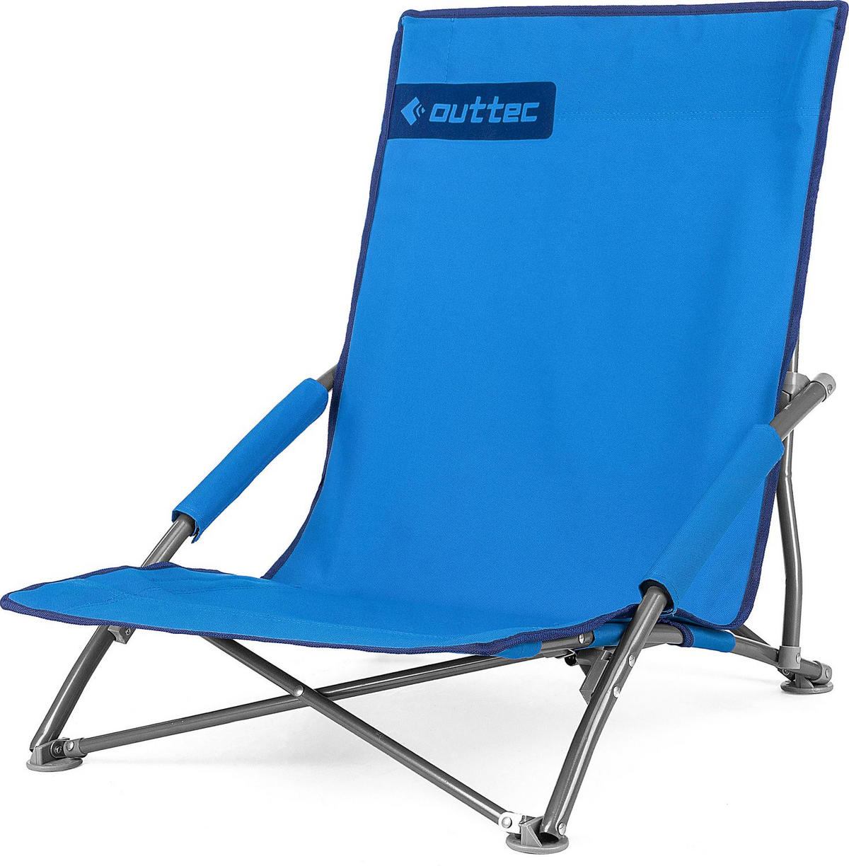 GARTEN-RELAXSESSEL bis 125 kg - Blau, Textil (50.5/57.5/92cm) - Outtec
