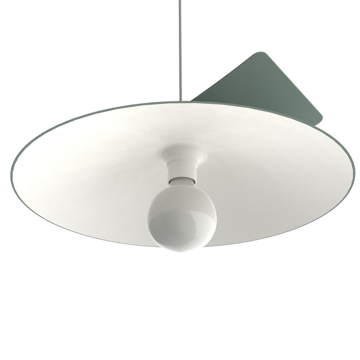 HÄNGELEUCHTE Miller D40 - Grün, Metall (40/34/9cm) - Lumicom