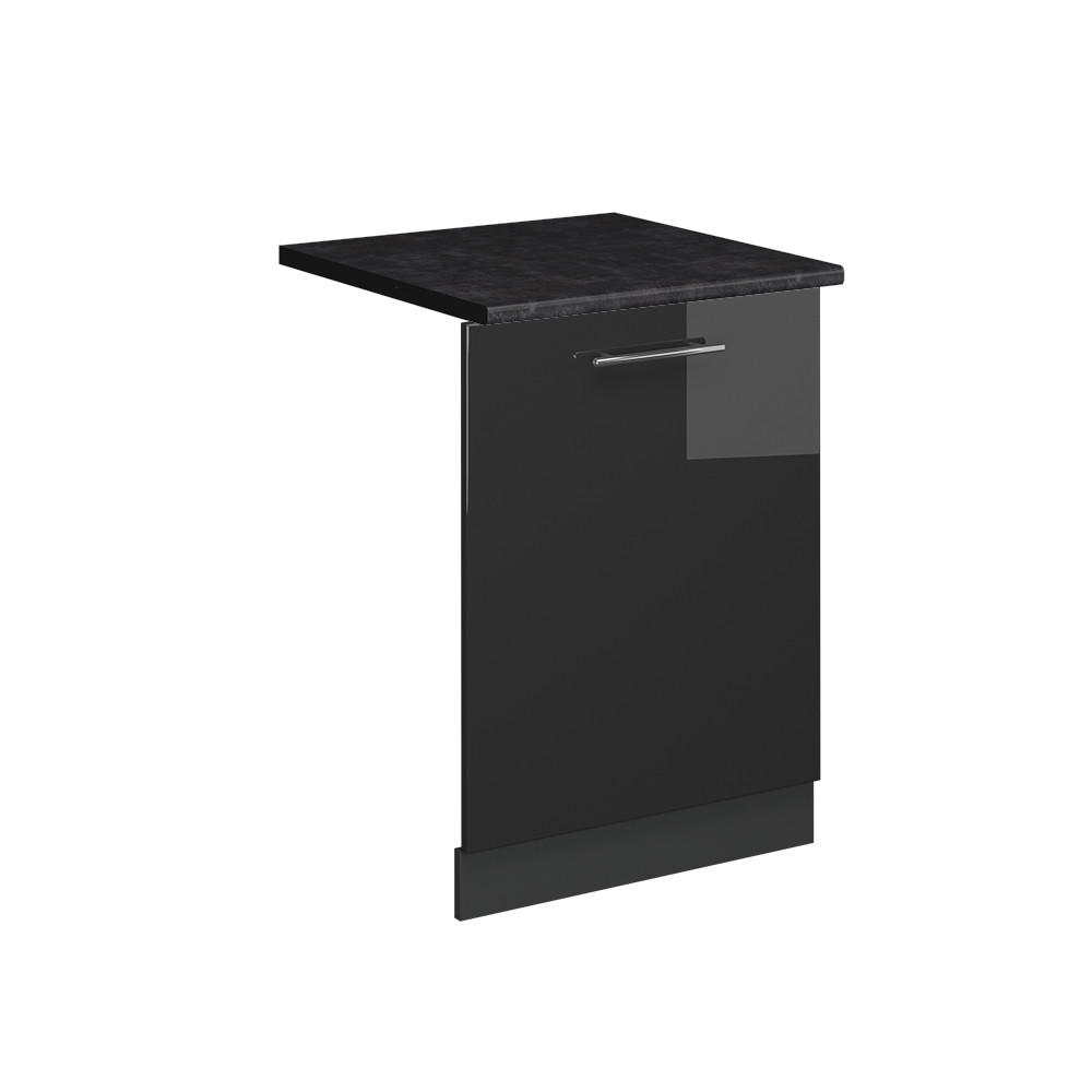 Vicco ČELNÍ PANEL MYČKY Fame-Line Antracitový vysoký lesk 60 cm , PD Antracit