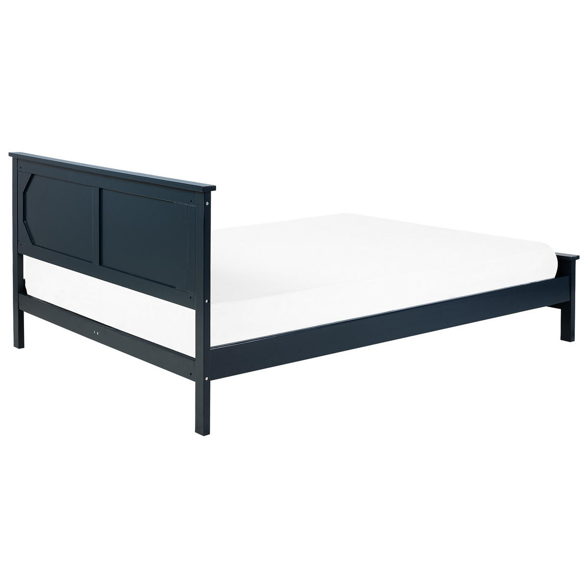 HOLZBETT 180/200cm Dunkelblau Olivet - Dunkelblau, Holz (180/200cm) - Beliani