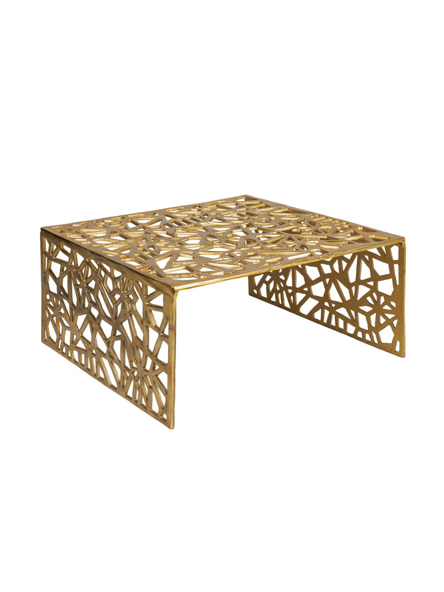 Kadima Design Couchtisch Gold 60x31x60 cm
