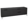 LOWBOARD Erna 168x45x62 Anthrazit matt Lack - Grau, Holzwerkstoff (168/62/45cm) - 58aufmkessel