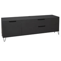 LOWBOARD Erna 168x45x62 Anthrazit matt Lack - Grau, Holzwerkstoff (168/62/45cm) - 58aufmkessel