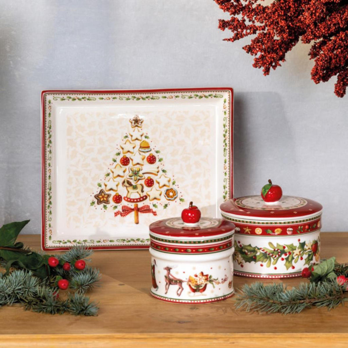 GEBÄCKDOSE Winter Bakery Delight bunt ø 11 cm - Multicolor, Keramik (11/12.1/11cm) - Villeroy & Boch