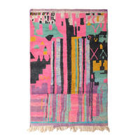 BERBERTEPPICH aus Marokko aus reiner Wolle 200x 300 cm - Multicolor, Naturmaterialien (200/300cm) - AFK Living