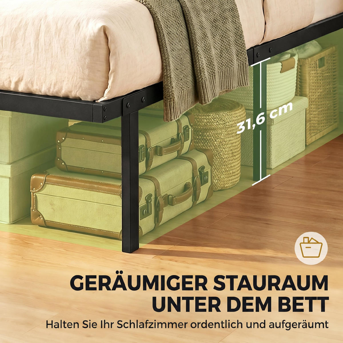 SCHLAFSOFA Schwarz 200.5/91.0/35.5cm - Schwarz, Metall (91/35.5/200.5cm)