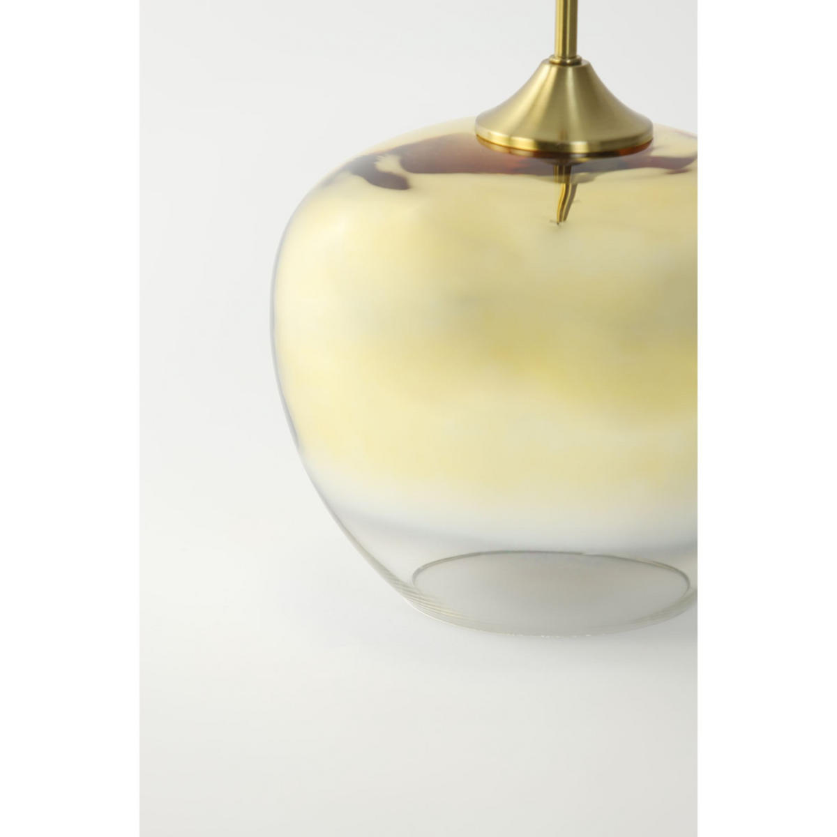 HÄNGELAMPE Mayson Gold Ø23/18 cm - Goldfarben, Glas (23/23/18cm) - Light & Living