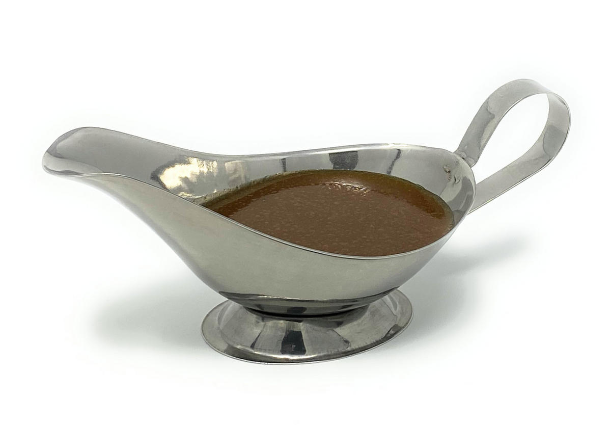 SAUCIERE Edelstahl Rostfrei 100 ml Soßenbehälter - Grau, Metall (7.5/17/7cm) - DanDiBo