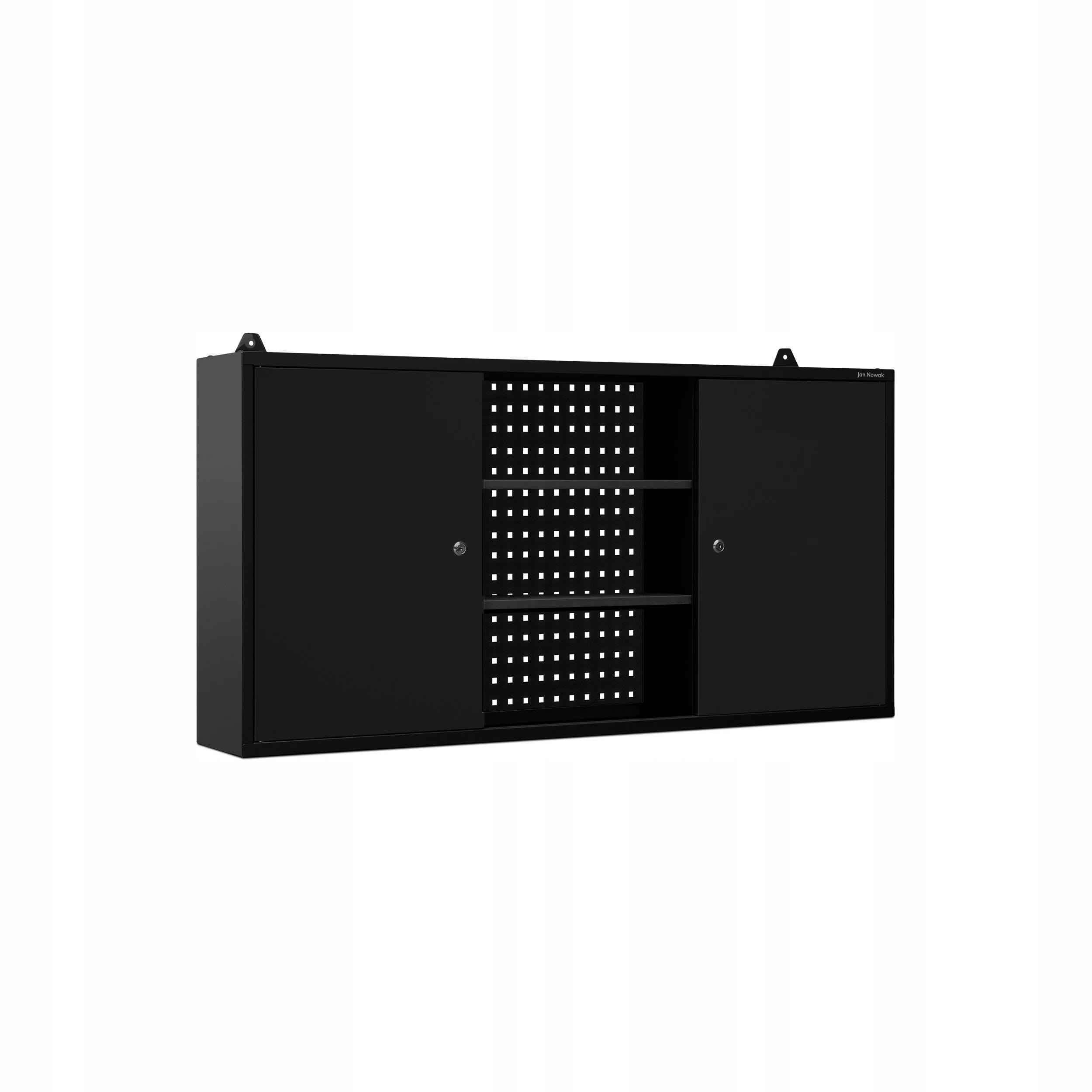 WERKZEUGSCHRANK BEN - Schwarz, Metall (120/60/20cm) - Jan Nowak