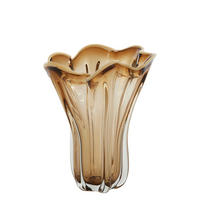 VASE Kazuno Braun Ø26/32 cm - Braun, Glas (26/32cm) - Light & Living