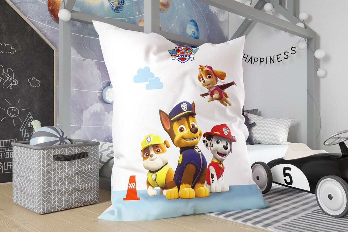KINDER-SITZSACK - Paw Patrol_1 - Multicolor/Weiß, Textil (100/25/135cm) - Green Bean