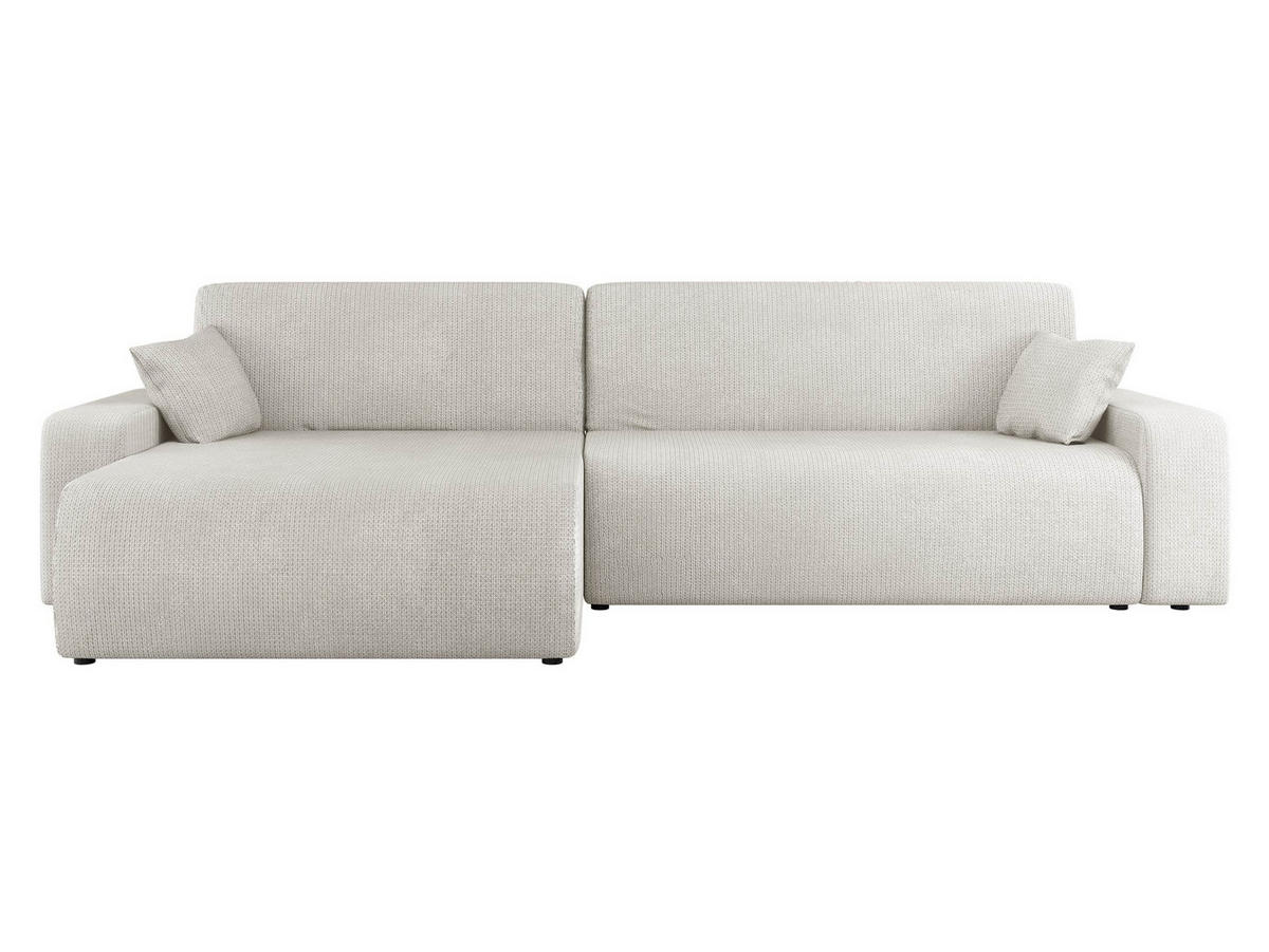 ECKSOFA Piano - Creme/Schwarz, Holz/Kunststoff (274/145cm) - MIRJAN24