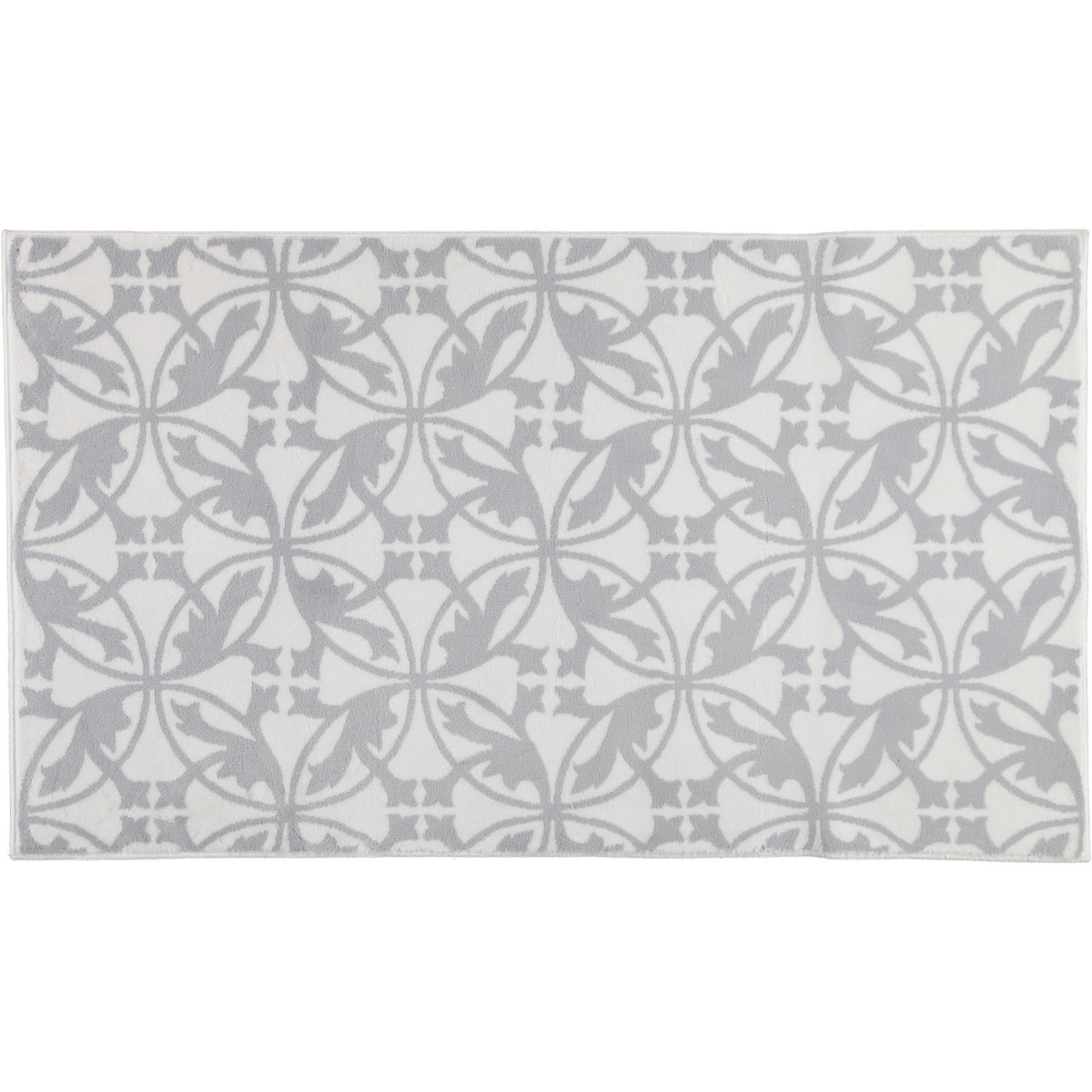 BADEMATTEN MAURO WEISS-KIESEL - 1469 - Grau, Textil (70/120cm) - Rhomtuft